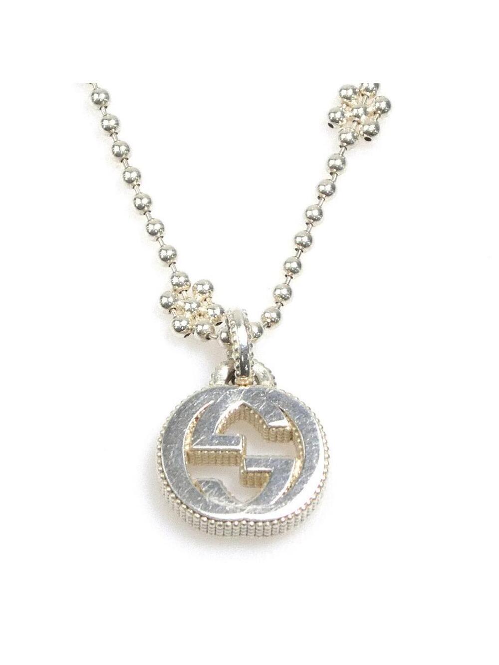 Auth Gucci Interlocking G Necklace #293605G19B
